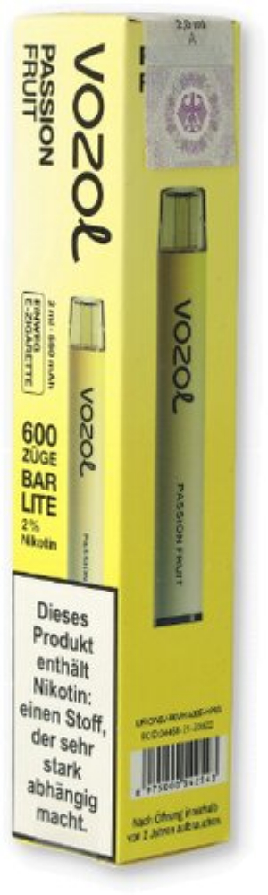 Vozol Bar Lite Passion Fruit Einweg E-Zigarette 20mg