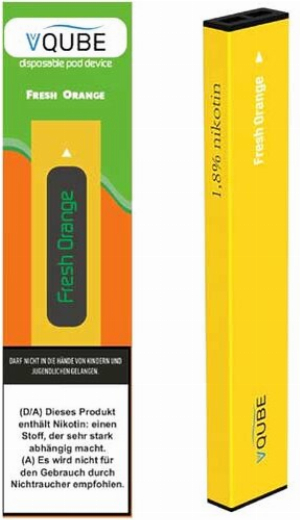 VQube E-Shisha Fresh Orange ca. 350 Züge