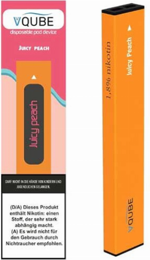 VQube E-Shisha Juicy Peach ca. 350 Züge