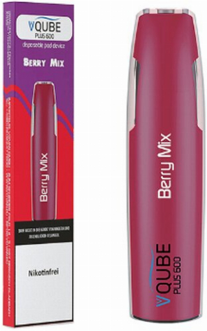 VQUBE Plus 600 E-Shisha Berry Mix Aroma ohne Nikotin