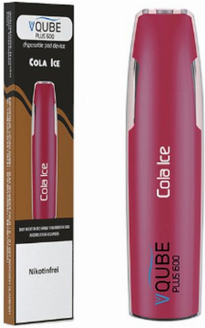 VQUBE Plus 600 E-Shisha Cola Ice Aroma ohne Nikotin