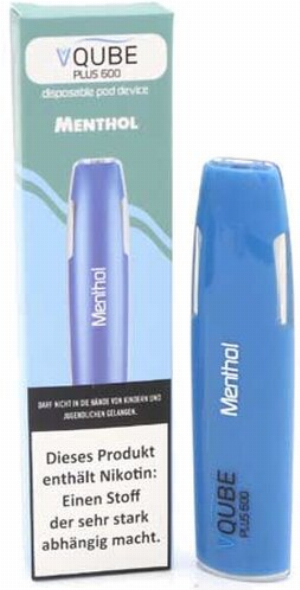 VQUBE Plus 600 E-Shisha Menthol Aroma 16mg