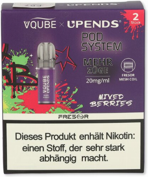 Vqube Upends Mixed Berries Pods 2 x 2ml 20mg