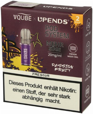 Vqube Upends Passion Fruit Pods 2 x 2ml 20mg