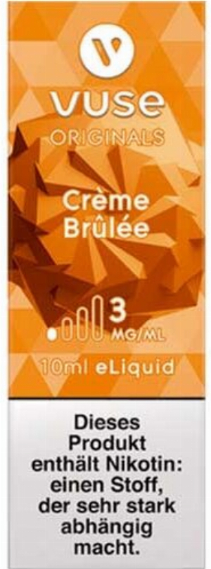 Vuse Bottle Creme Brülee 3mg 10ml Liquid