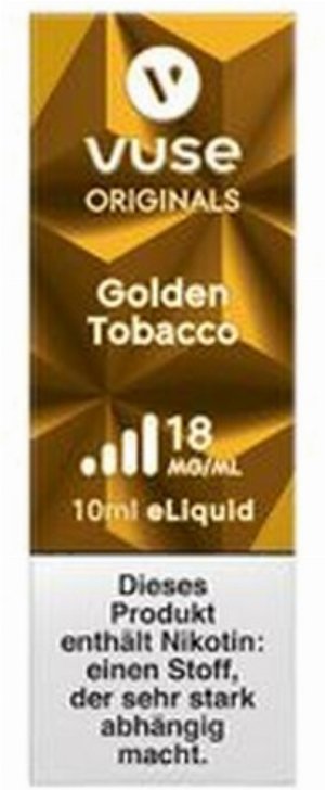 Vuse Bottle Golden Tobacco 18 mg e-Liquid
