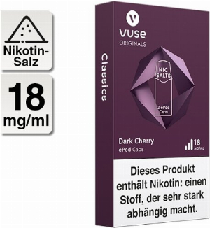 Vuse Dark Cherry ePod 18mg Nikotin