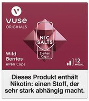 Vuse ePen Caps wild berries Nic Salts 12mg Nikotin