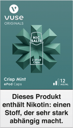 Vuse ePod Caps Crisp Mint 12mg