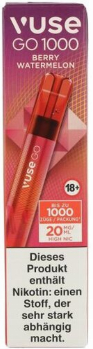 Vuse Go 1000 Berry Watermelon 20mg Einweg E-Zigarette
