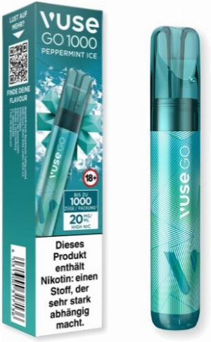 Vuse Go 1000 Einweg E-Zigarette Peppermint Ice 20mg