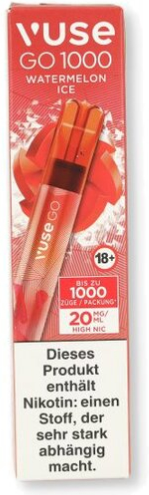 Vuse Go 1000 Einweg E-Zigarette Watermelon Ice 20mg