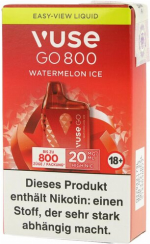Vuse Go 800 Einweg E-Zigarette Watermelon Ice 20mg