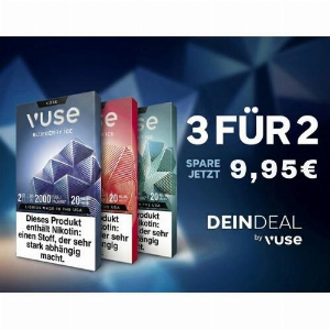 Vuse Pod Aktion - Kaufe 3 Zahle 2