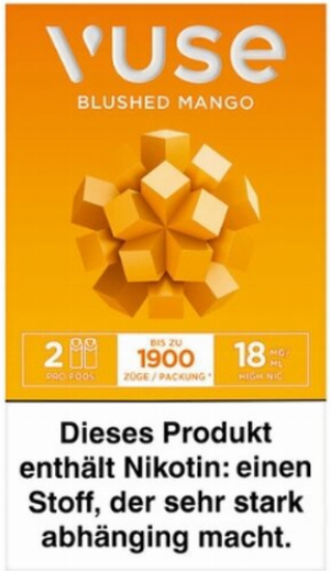 Vuse PRO Smart Caps Blushed Mango 18mg