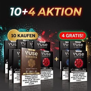 Vuse Ultra 10 + 4 Aktion