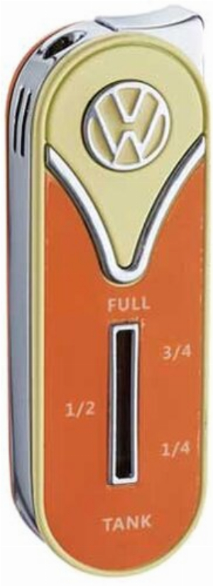 VW Feuerzeug Fuel Gauge Gelb-Orange