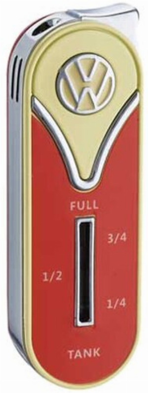 VW Feuerzeug Fuel Gauge Gelb-Rot