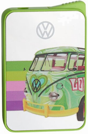 VW Feuerzeug Mirror Metall Grün