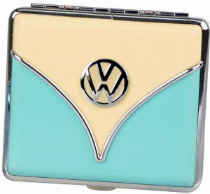 VW Zigarettenetui Creme-Blau