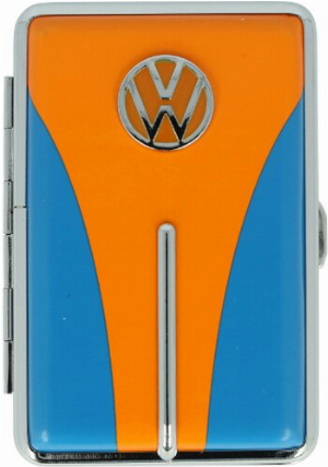 VW Zigarettenetui Orange-Blau 12er