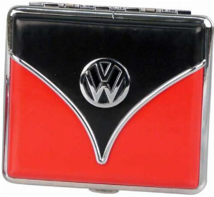VW Zigarettenetui Schwarz-Rot