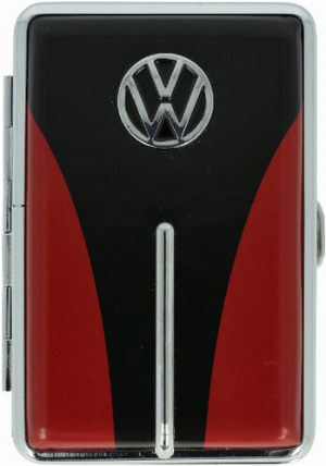 VW Zigarettenetui Schwarz-Rot 12er