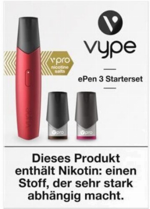 Vype ePen 3 Starterset rot E-Zigarette