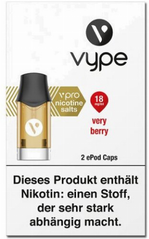 Vype ePOD Caps Very Berry 18mg