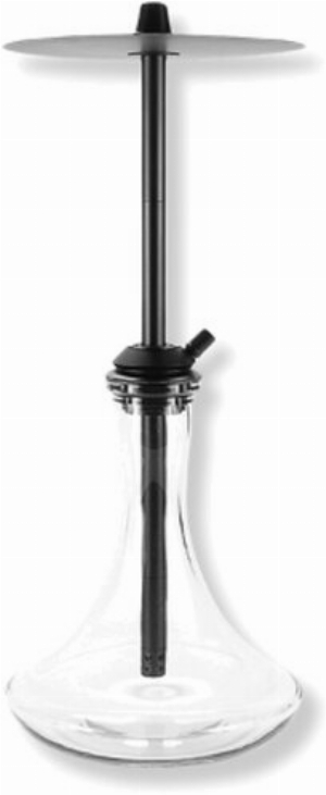 VYRO Versa Shisha Black Clear