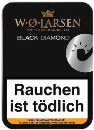 W. O. Larsen Black Diamond Pfeifentabak 100g Dose