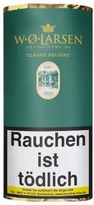 W. O. Larsen Classic Delight Pfeifentabak 50g Päckchen