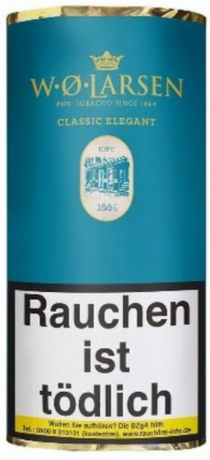 W. O. Larsen Classic Elegant Pfeifentabak 50g Päckchen