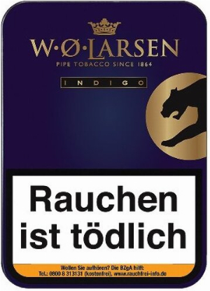 W. O. Larsen Indigo Pfeifentabak 100g Dose