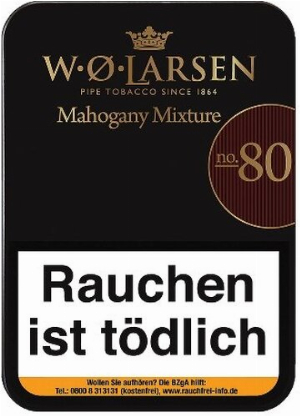 W. O. Larsen Mahagony Mixture No. 80 Pfeifentabak 100g Dose