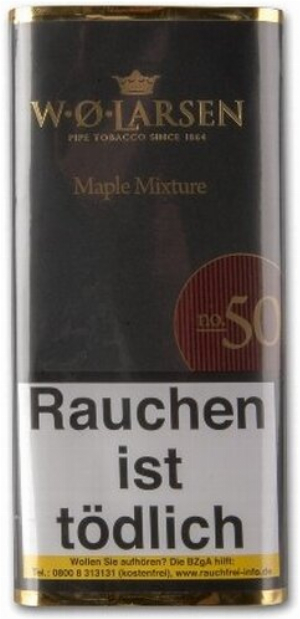 W. O. Larsen Maple Mixture No 50 Pfeifentabak 50g Päckchen