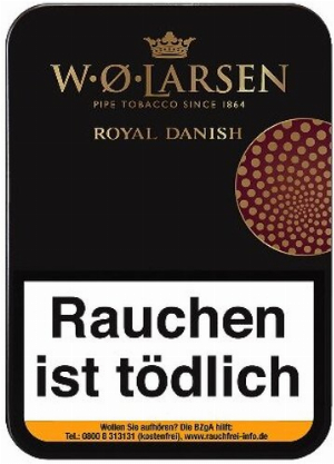 W. O. Larsen Royal Danish Pfeifentabak 100g Dose