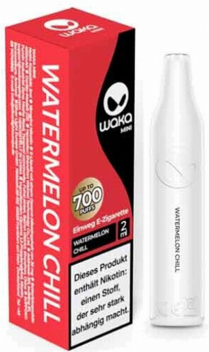 Waka Mini 700 Einweg E-Zigarette Watermelon Chill Aroma 18mg Nikotin