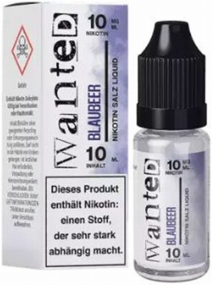 Wanted Overdosed Nikotinsalzliquid Blaubeer 10mg