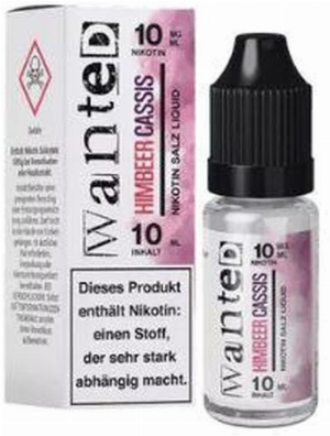 Wanted Overdosed Nikotinsalzliquid Himbeer Cassis 10mg
