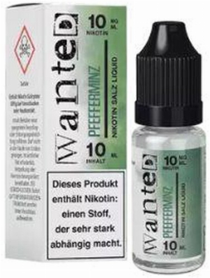Wanted Overdosed Nikotinsalzliquid Pfefferminz 10mg