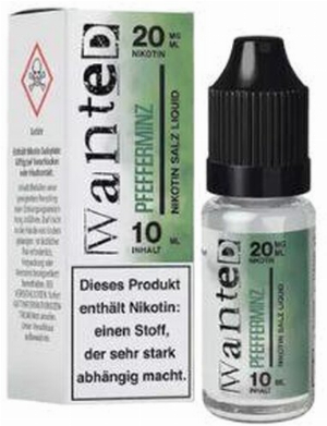 Wanted Overdosed Nikotinsalzliquid Pfefferminz 20mg