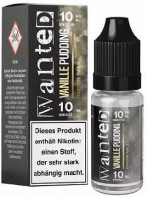 Wanted Overdosed Nikotinsalzliquid Vanillepudding 10mg