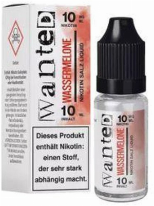 Wanted Overdosed Nikotinsalzliquid Wassermelone 10mg