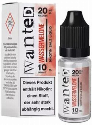 Wanted Overdosed Nikotinsalzliquid Wassermelone 20mg