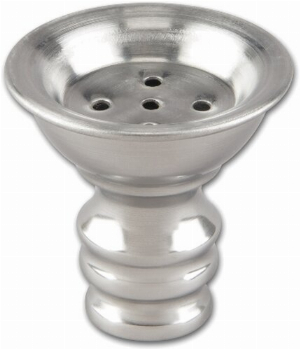 Wasserpfeifen Ersatzkopf Metall chrom 5 cm