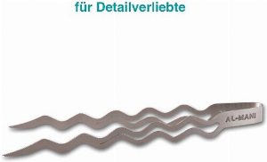 Wasserpfeifen Kohlezange Wave 30 cm Edelstahl
