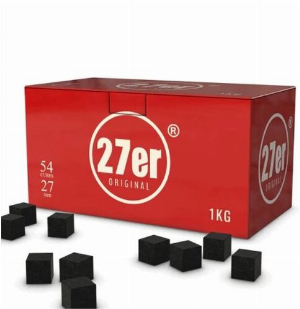 Wasserpfeifenkohle Kokosnuss 27er Original 1kg