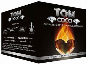 Wasserpfeifenkohle Kokosnuss TOM COCO Diamond 1 kg