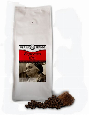 Werksbrandt Kaffee Espresso (Zia Tante)  500 g Bohnen
